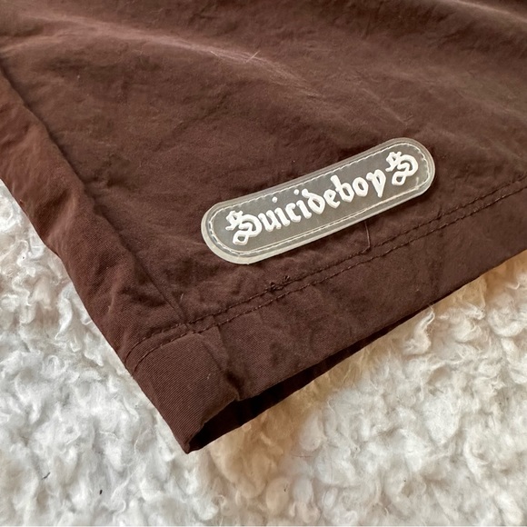 G59 | $UICIDEBOY$ | FTP | GREYFIVENINE | GREY59 | BROWN SHORTS - Picture 2 of 9